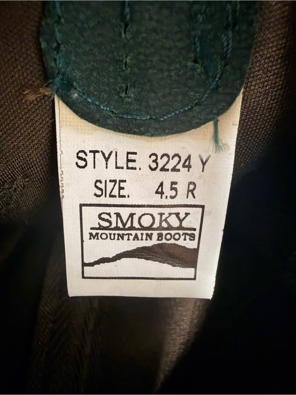 Smoky Mountain Boots youth size